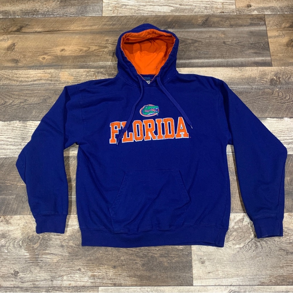 Vintage Men's Size XL Florida Gators Hoodie Pullover Blue OVB NCAA University